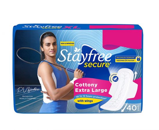 Stayfree Secure Extra Large with Wings 40 Pads.jpg